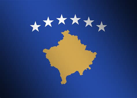 kosovo flagge